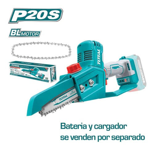 MOTOSIERRA MINI 20V (6") INDUSTRIAL (BATERIA Y CARGADOR NO INCLUIDOS) (TOTAL)
