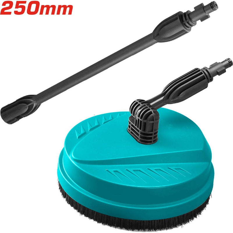 CEPILLO DE PATIO 250 MM CIRCULAR PARA PISTOLA DE HIDROLAVADORA TOTAL