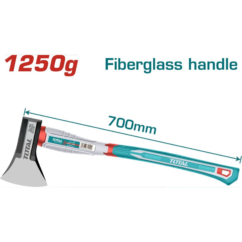 HACHA 1250G MANGO DE FIBRA DE VIDRIO SUPER TOTAL
