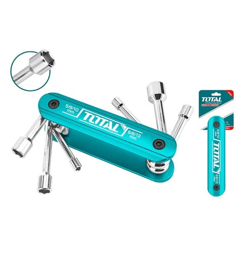 JUEGO COPAS HEXAGONALES (5-12MM) TIPO NAVAJA  (TOTAL)