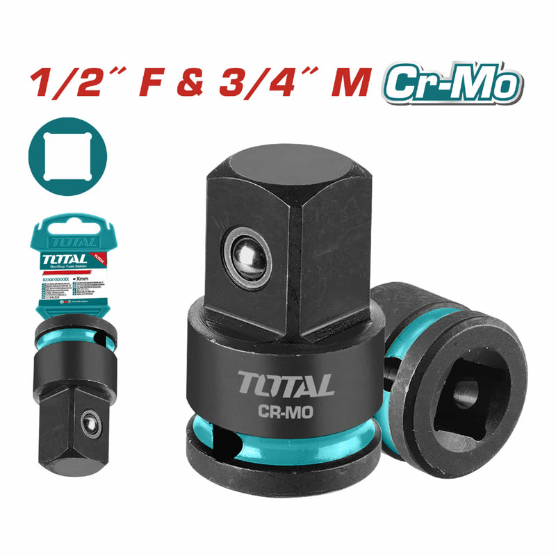 ADAPTADOR DE IMPACTO DE 1/2" A  3/4" INDUSTRIAL TOTAL (THIAD1234)