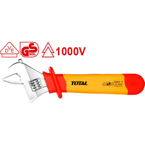 LLAVE AJUSTABLE (8") AISLADA 1000V / INDUSTRIAL (TOTAL)