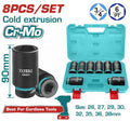 COPAS DE IMPACTO 3/4 JUEGO X 8 PZS 26 - 38 MM INDUSTRIAL TOTAL