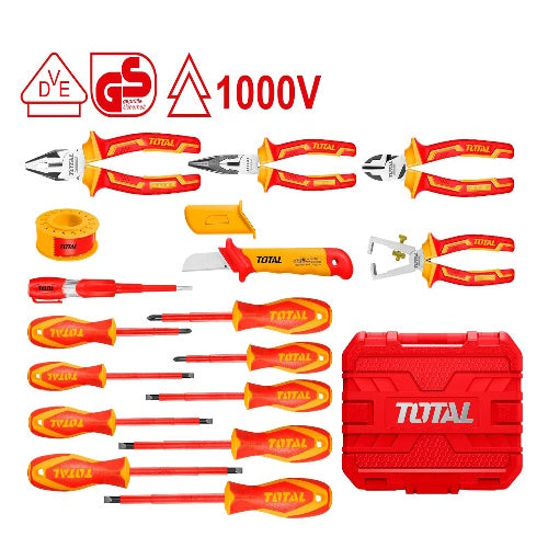 JUEGO DE HERRAMIENTAS AISLADAS 1000V X16PZS  (TOTAL)