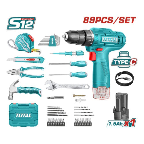 JUEGO DE HERRAMIENTAS X 89PZS (TOTAL)