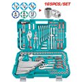 JUEGO DE HERRAMIENTAS 165 PZS INDUSTRIAL SUPER TOTAL ( THKTHP61657)