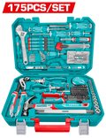 JUEGO DE HERRAMIENTAS X 175 PZS INDUSTRIAL TOTAL (THKTHP61757)