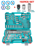 RACHE CON COPAS  1/2,1/4,3/8  X 182 PZS INDUSTRIAL SUPER TOTAL (THKTHP61827)