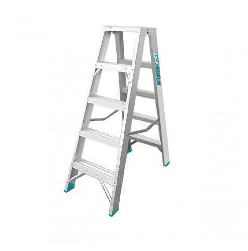 ESCALERA TIPO TIJERA 5 PASOS (ALUM)  (TOTAL)