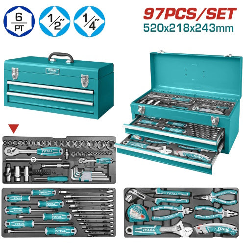 JUEGO DE HERRAMIENTAS X 97PZS / INDUSTRIAL (TOTAL)