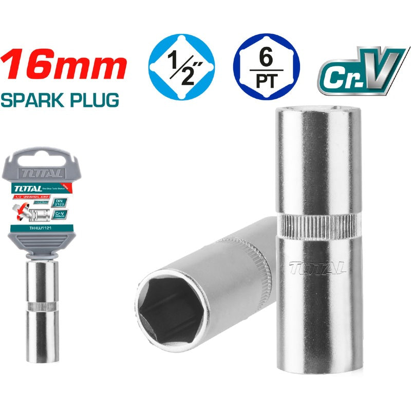 COPA BUJIA 1/2" 16MM INDUSTRIAL SUPER TOTAL