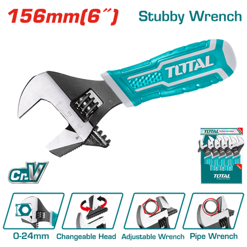 LLAVE PESTON 6" ENCAUCHETADA 2 EN 1 SUPER TOTAL