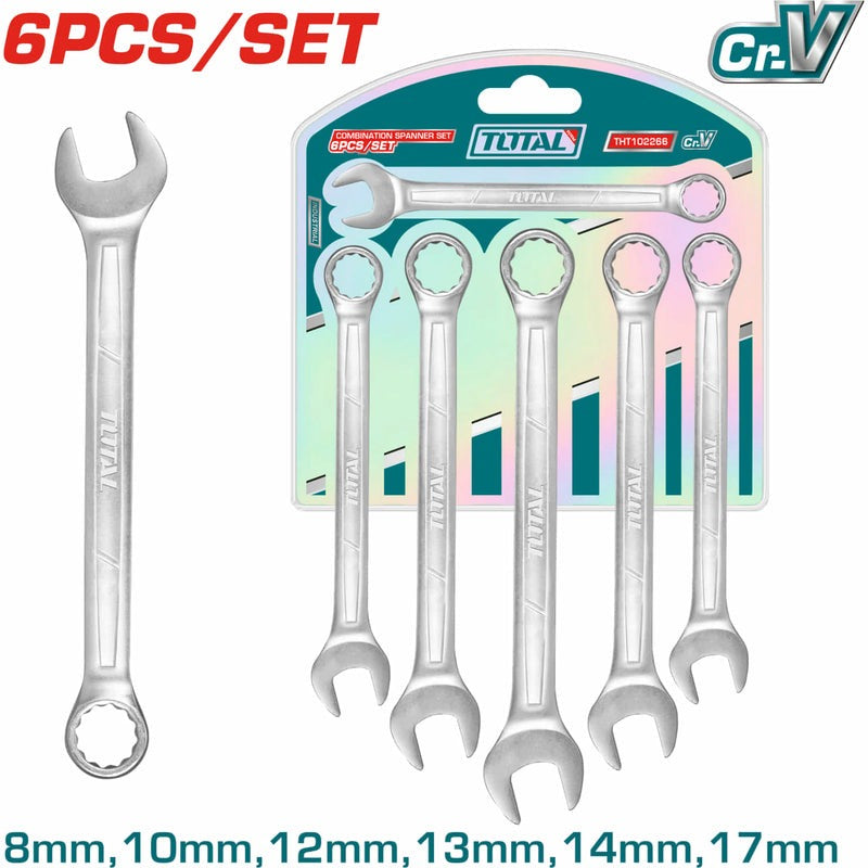 JUEGO DE LLAVES MIXTAS (8-17MM) SUPER SELECT X 6PZS (TOTAL)