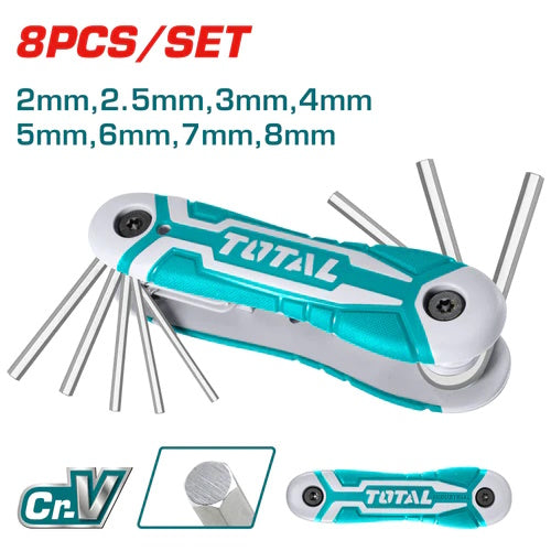 JUEGO DE LLAVES ALLEM TIPO NAVAJA X 8PZS (TOTAL)