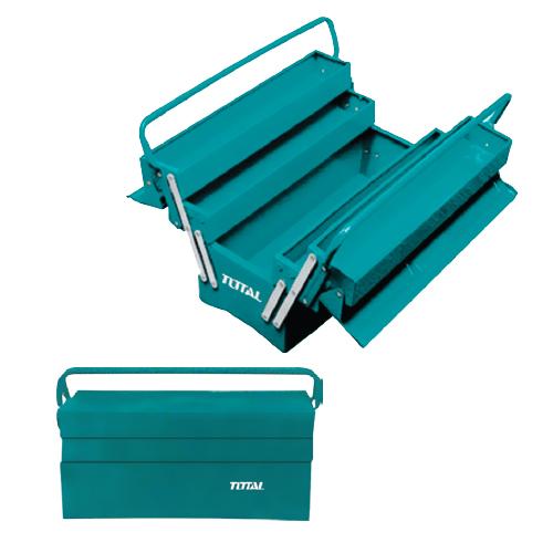 CAJA DE HERRAMIENTA VACIA (40X20X20CM) METALICA / TIPO ACORDEON (TOTAL)