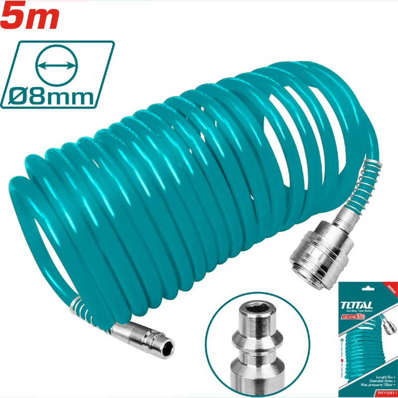 MANGUERA DE AIRE 5M (8MM) / 12BAR (TOTAL)