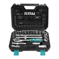 JUEGO DE COPAS CON RATCHET (1/2") X 25PZS (TOTAL)
