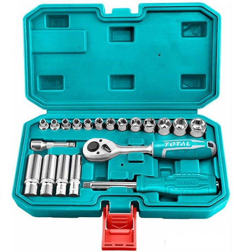 JUEGO DE COPAS CON RATCHET 1/4" SUPER SELECT X 20PZS  (TOTAL)