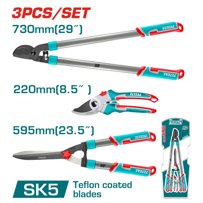 TIJERA PODAR  BLISTER X 3 PZS INDUSTRIAL TOTAL (THT1576133)