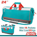 BOLSO PORTA HERRAMIENTAS 24" BASE DURA (TOTAL)