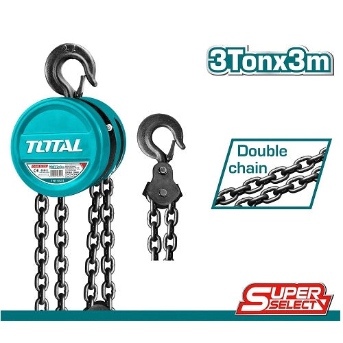 DIFERENCIAL DE CADENA 3T X 3MT / INDUSTRIAL  (TOTAL)