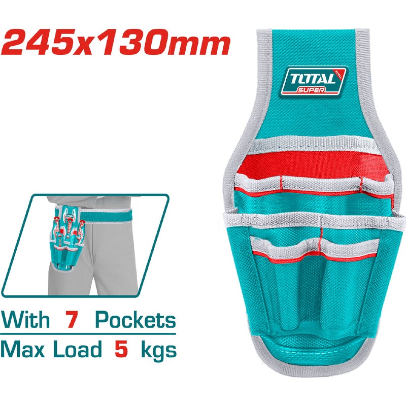 PORTA HERRAMIENTA DE 7 BOLSILLOS CAPACIDAD MAXIMA 5KG TOTAL