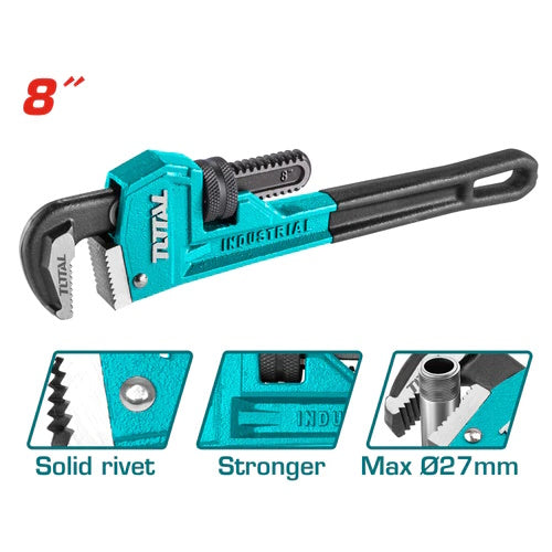 LLAVE DE TUBO (8") TIPO INGLESA (TOTAL)