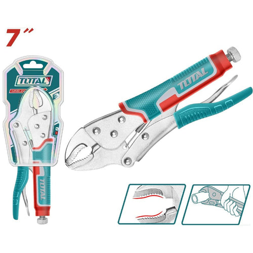ALICATE DE PRESION (7") CURVO (TOTAL)