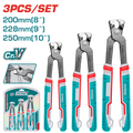 JUEGO DE TENAZA X 3 PZS (8",9",10") INDUSTRIAL TOTAL (THT1RK231)