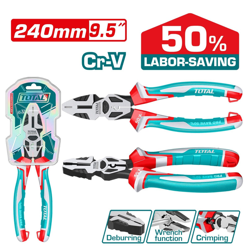 ALICATE 9.5" MULTIFUNCIONAL INDUSTRIAL CROMO VANADIUM TOTAL (THT211958S)