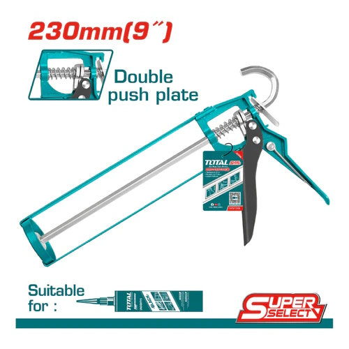 PISTOLA CALAFATEADORA (9") TIPO ESQUELETO (TOTAL)
