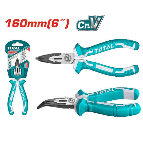 ALICATE (6") DE NARIZ DOBLADA/ INDUSTRIAL (TOTAL)