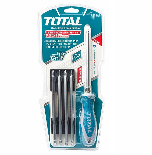 DESTORNILLADOR 18 EN 1 INTERCAMBIABLE / CR-V  (TOTAL)