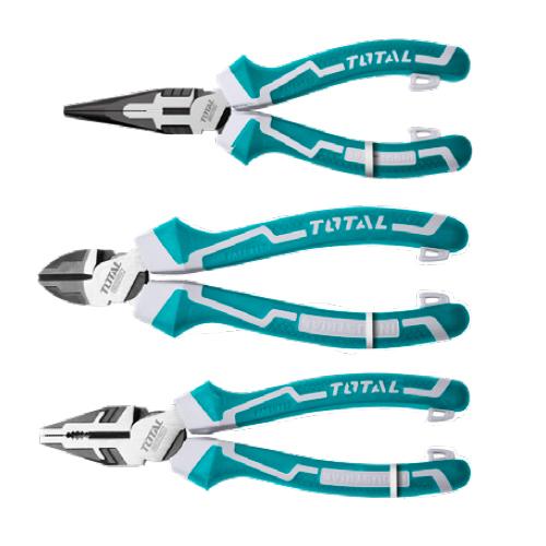 JUEGO DE ALICATES (PUNTA LARGA 6",CORTAFRIO 6", ALICATE 8") X 3PZS / INDUSTRIAL (TOTAL)