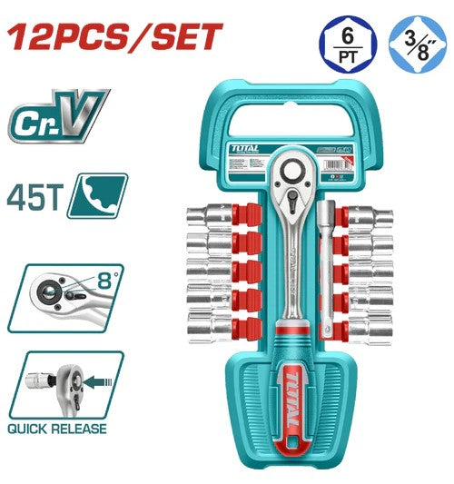 LLAVE COPA JGO CTE 3/8" 8 A 19MM