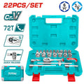 RACHE CON COPAS 3/8" X 22 PZS INDUSTRIAL SUPER TOTAL