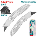 BISTURI NAVAJA 19X 61MM INDUSTRIAL INCLUYE 6 HOJAS DE REPUESTO SUPER TOTAL