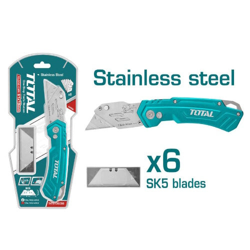 NAVAJA PLEGABLE CON MANGO DE ALUMINIO (TOTAL)