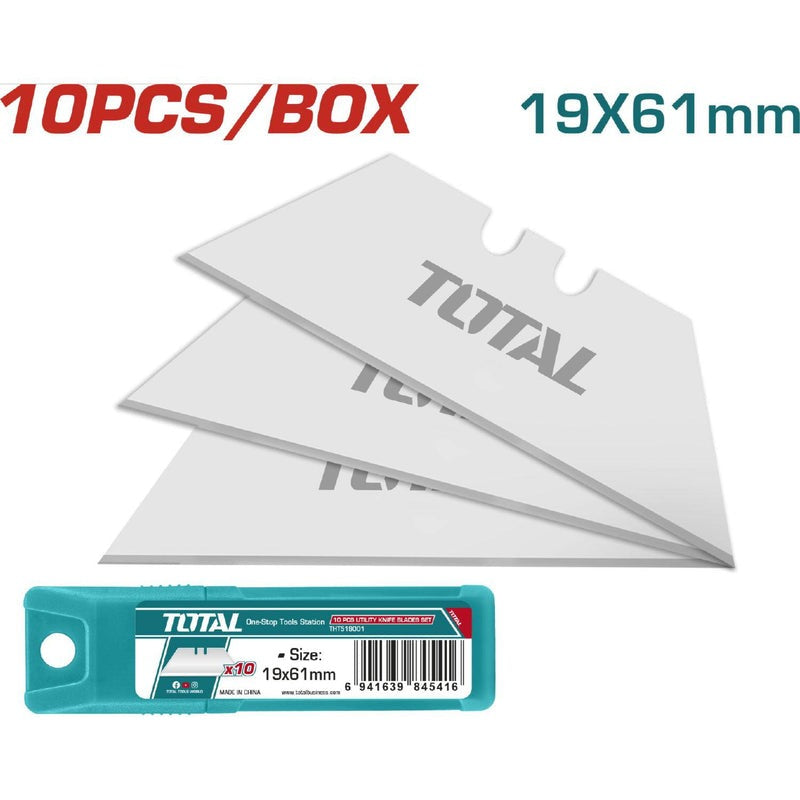 REPUESTO BISTURI NAVAJA 61X19MM X 10 PZS SUPER SELECT TOTAL