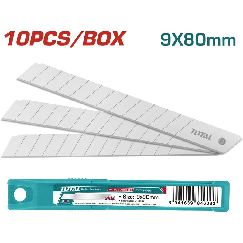 REPUESTO BISTURI 9 X 80 MM JUEGO X 10 UNIDADES TOTAL