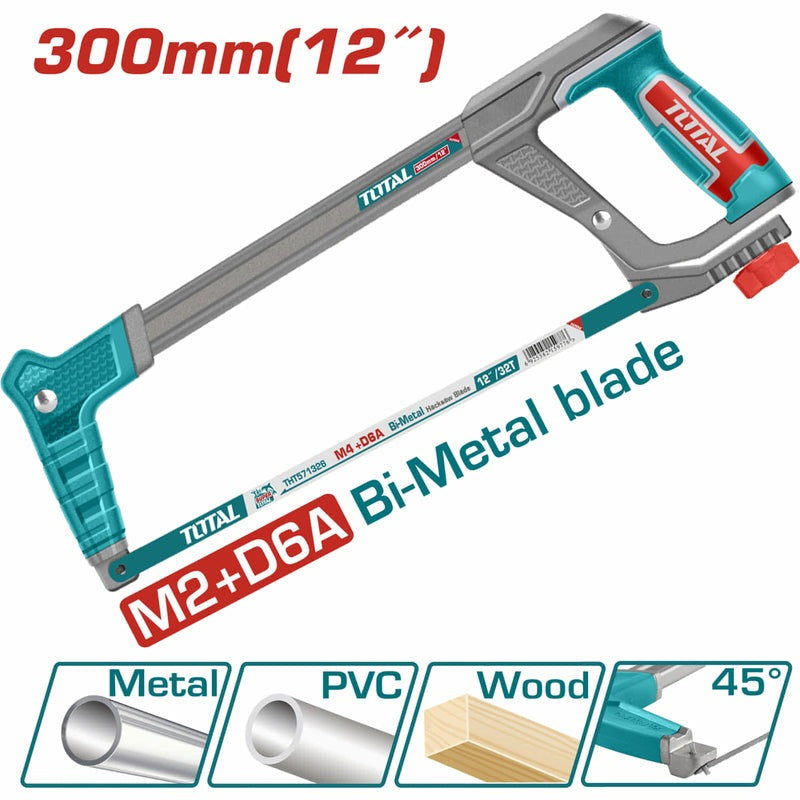 MARCO SEGUETA 12" BI METAL MANGO PLASTICO INDUSTRIAL SUPER TOTAL