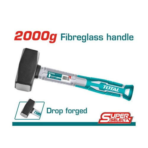 MAZO (2000GR) EN ACERO AL CARBON #45 / MANGO FIBRA DE VIDRIO (TOTAL)