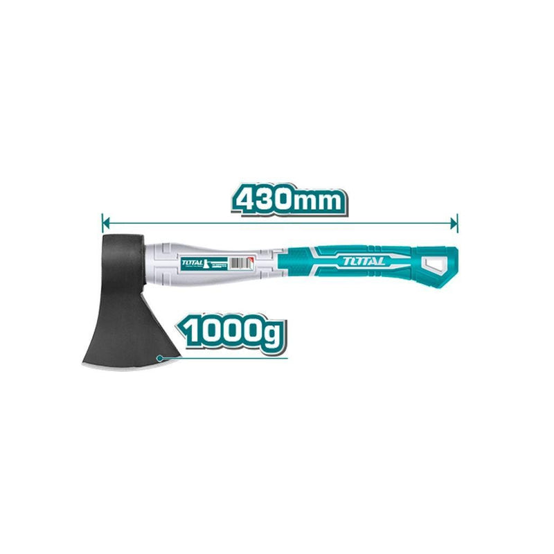 HACHA 1000G MANGO FIBRA DE VIDRIO TOTAL