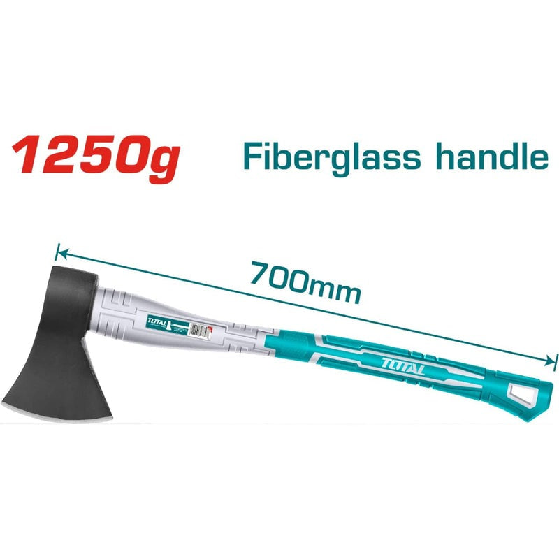 HACHA 1250G MANGO FIBRA DE VIDRIO TOTAL