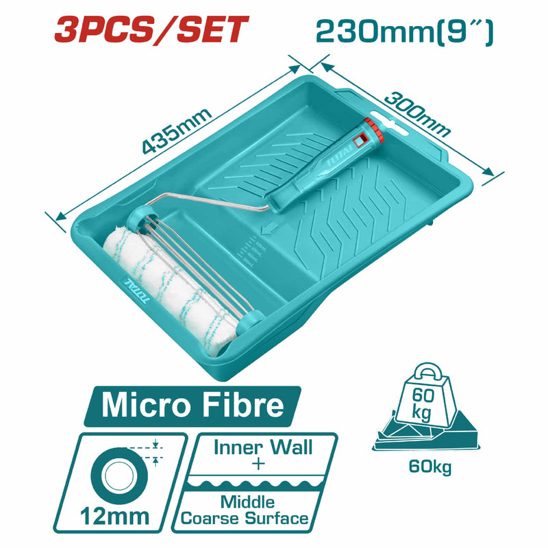 BANDEJA DE PINTAR CON RODILLO 9" SUPER SELECT TOTAL (THT811230912)