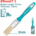 BROCHA DE 1" MANGO PLASTICO INDUSTRIAL TOTAL (THT84016)