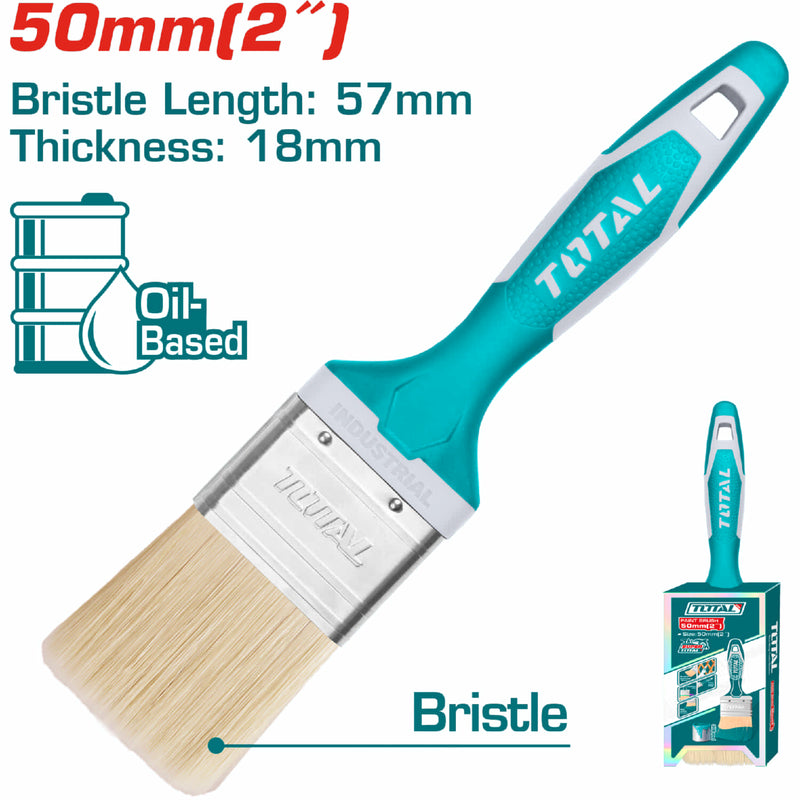 BROCHA DE 2" MANGO PLASTICO INDUSTRIAL TOTAL (THT84026)
