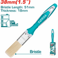 BROCHA DE 1.5" MANGO PLASTICO INDUSTRIAL TOTAL (THT84156)