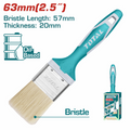 BROCHA DE 2.5" MANGO PLASTICO INDUSTRIAL TOTAL (THT84256)