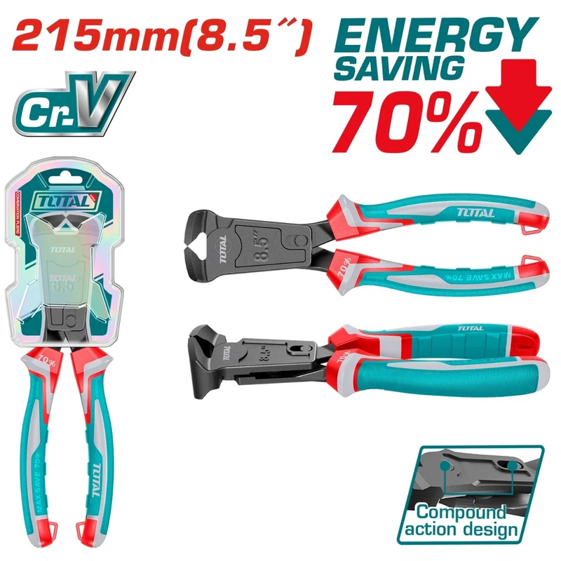 TENAZA 8.5" CROMO VANADIUM INDUSTRIAL TOTAL (THTC560808)